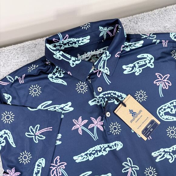 chubbies Other - NWT Chubbies Men's The Neon Glad Performance Golf Polo Size Small